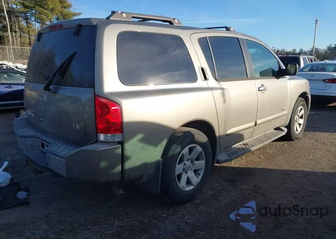 2006 Nissan Armada Le from USA, damaged, VIN 5N1AA08B66N725438